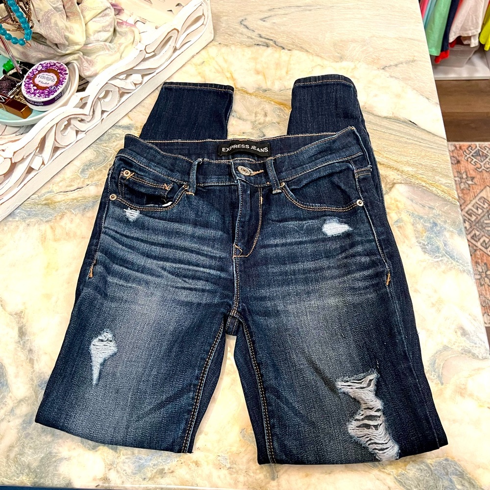 Midrise legging jean
